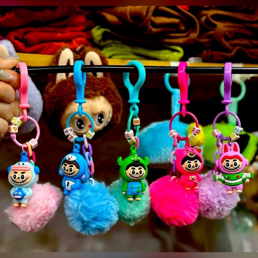 Labubu Bag Cham Keychain